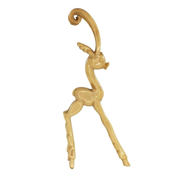 Don Manning Nosco Art Deco Gazelle Antelope Figurine Deer Ibex Mid Century - Picture 2 of 8